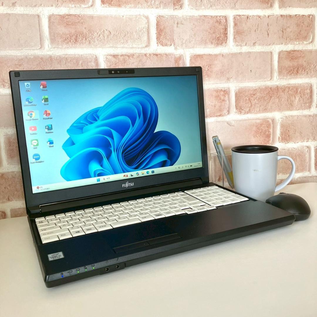 ★おすすめスペック★ テンキー付き 第10世代i5 ドライブ付き 富士通 493