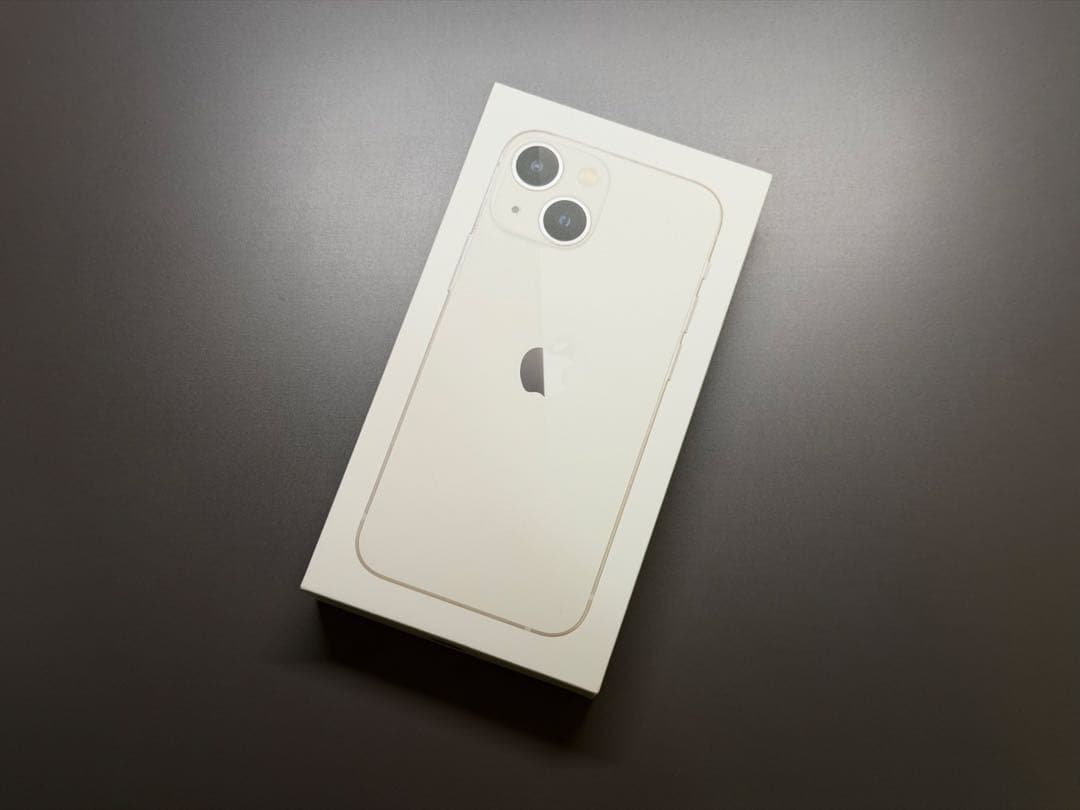 iPhone 13 mini 本体 中古 スターライト バッテリー最大容量78％