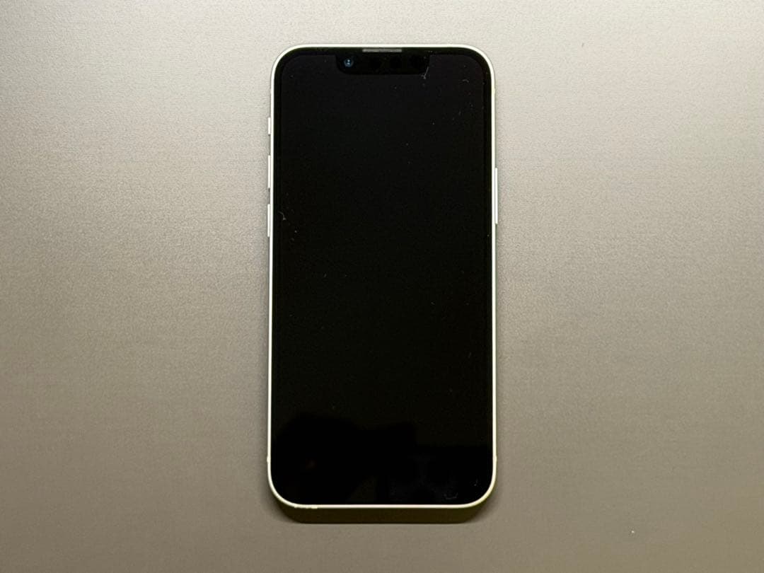 iPhone 13 mini 本体 中古 スターライト バッテリー最大容量78％