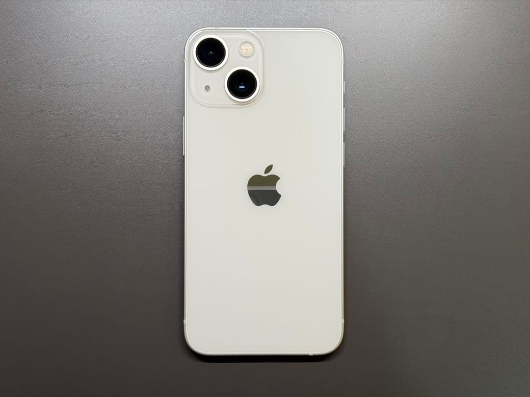 iPhone 13 mini 本体 中古 スターライト バッテリー最大容量78％