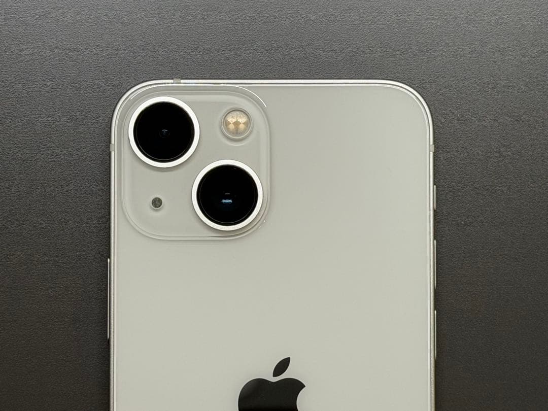 iPhone 13 mini 本体 中古 スターライト バッテリー最大容量78％