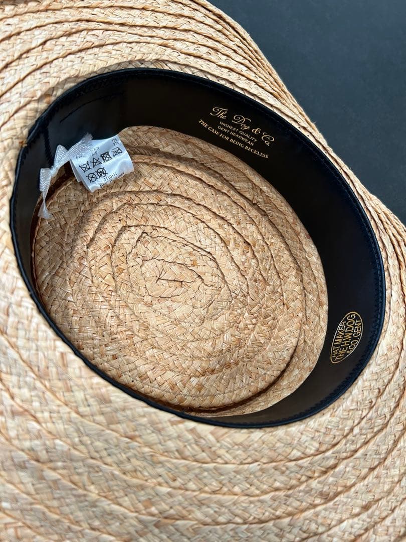 DENHAM デンハム　ストローハット　麦わら帽子