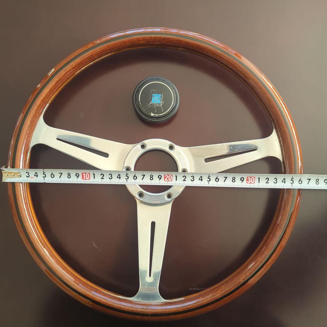 オマケ付き❗️当時物　ナルディ クラシック ウッド ステアリング　36cm