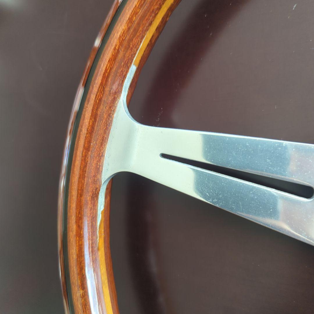 オマケ付き❗️当時物　ナルディ クラシック ウッド ステアリング　36cm