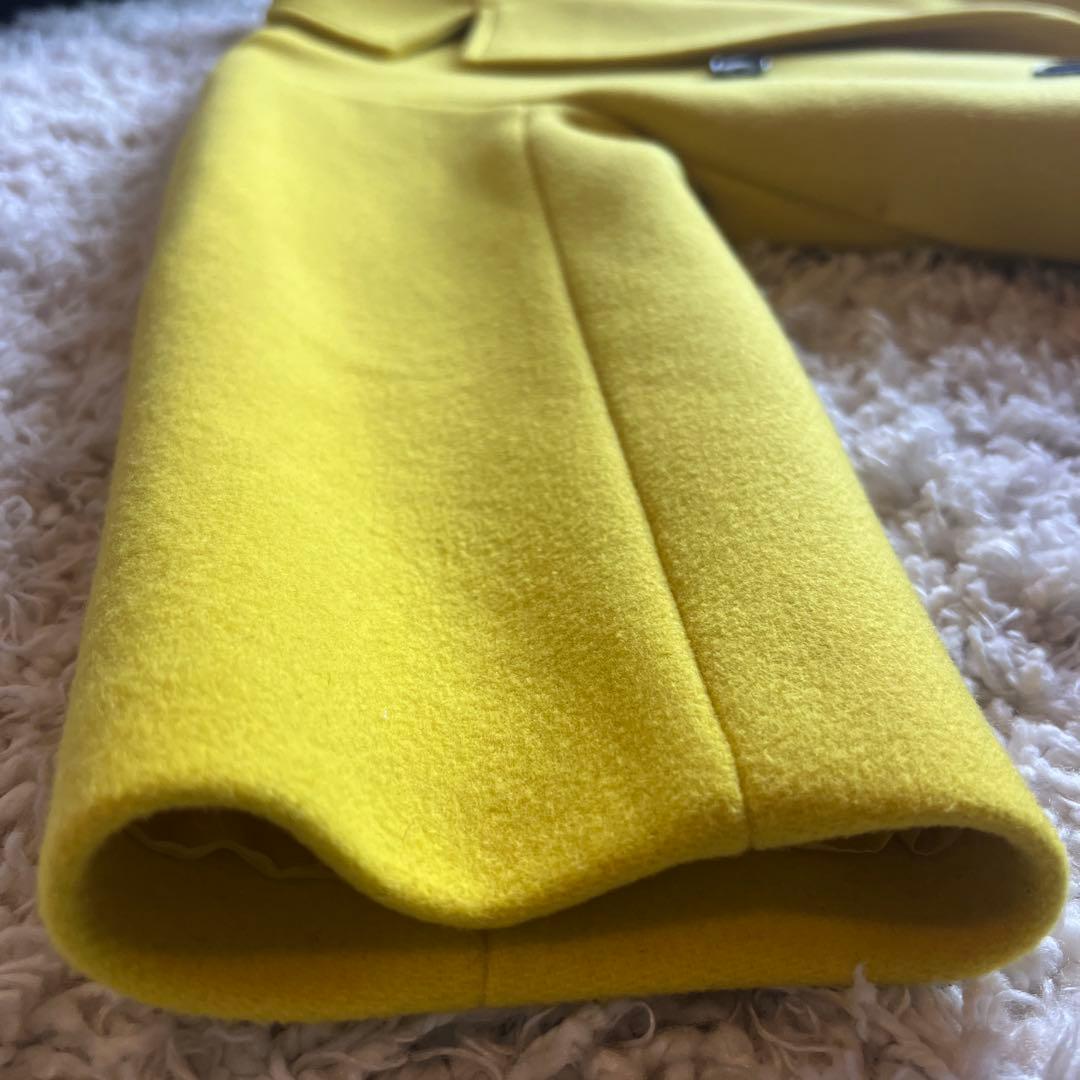 【UNITED ARROWS】鮮やかイエローピーコート36