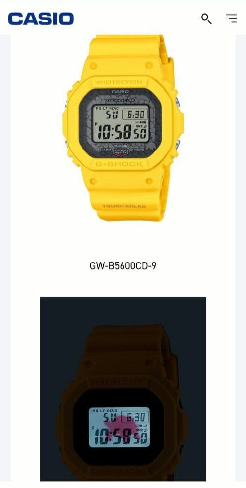 GW-B5600CD-9　ガラパゴスゾウガメ