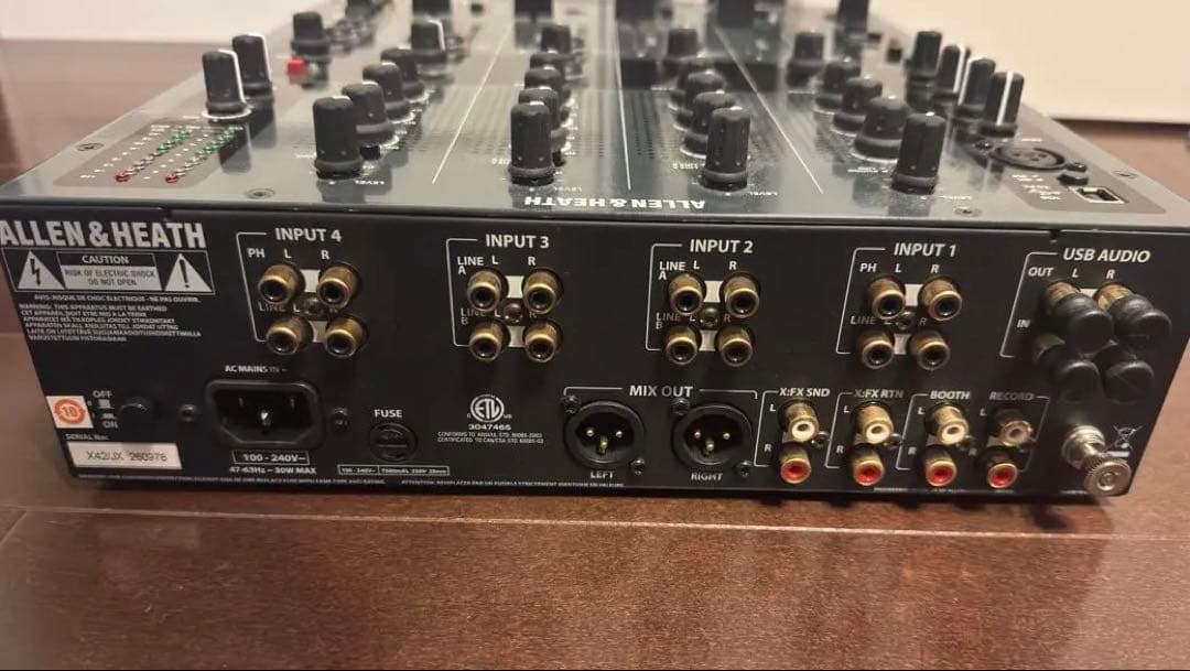 【ジャンク】Allen & Heath xone:42 DJミキサー