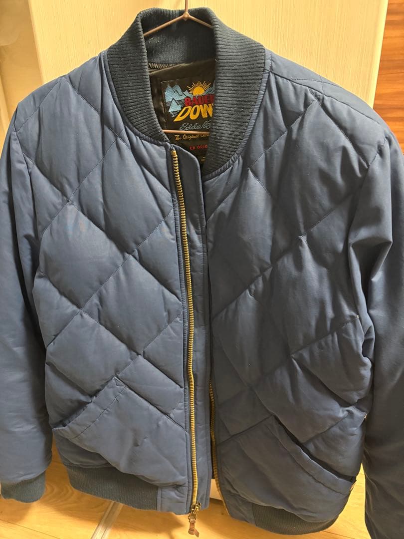 Eddie Bauer Bauer スカイライナーM ブルーダウンジャケット
