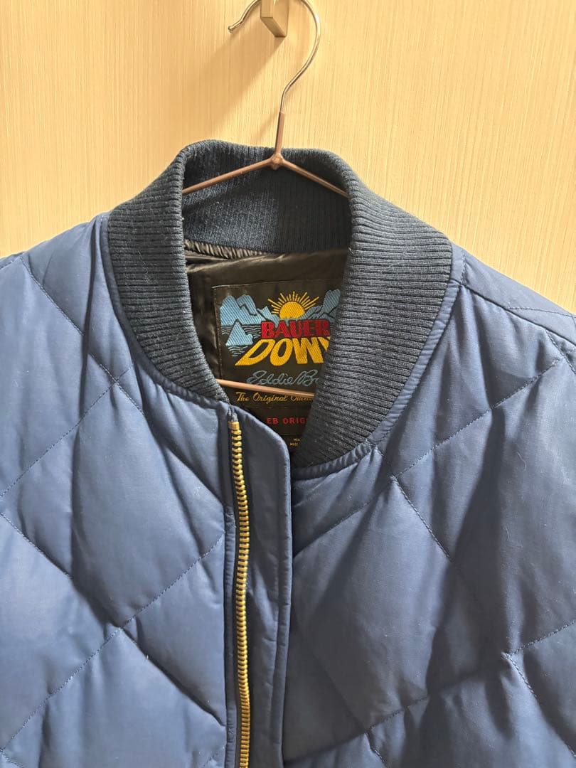 Eddie Bauer Bauer スカイライナーM ブルーダウンジャケット