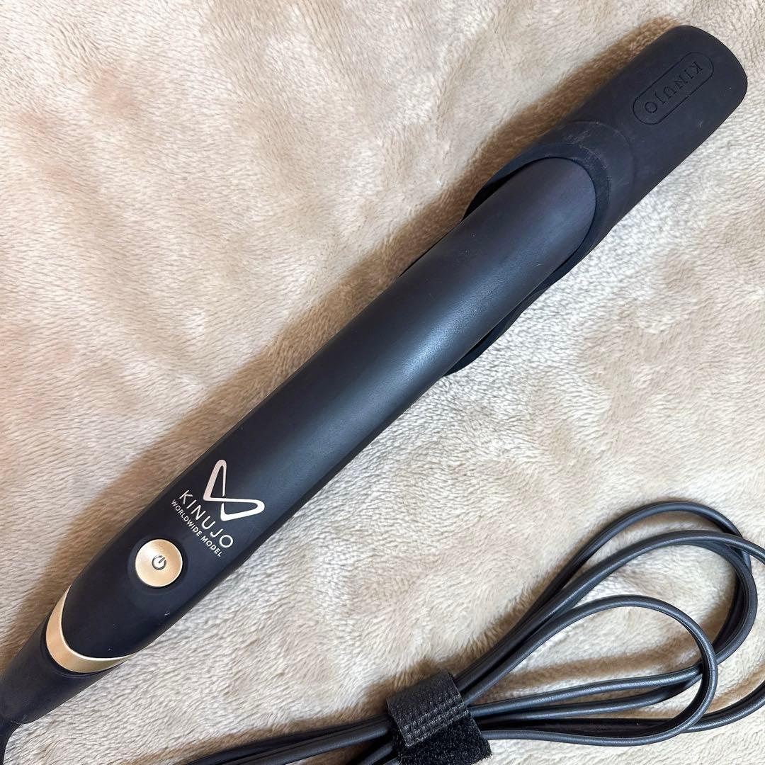 絹女 キヌージョ KINUJO ストレートアイロン black 完動品