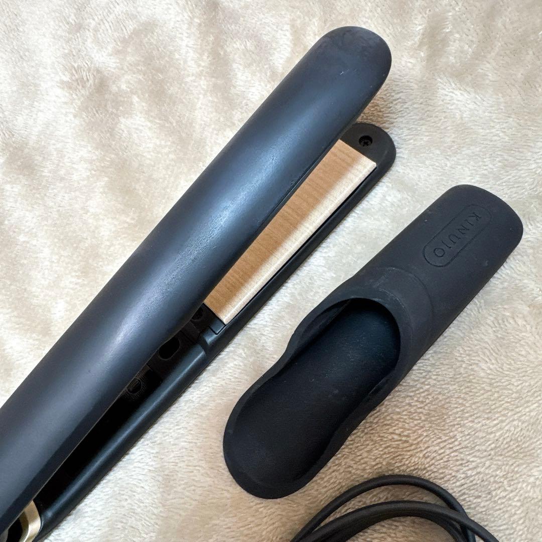絹女 キヌージョ KINUJO ストレートアイロン black 完動品