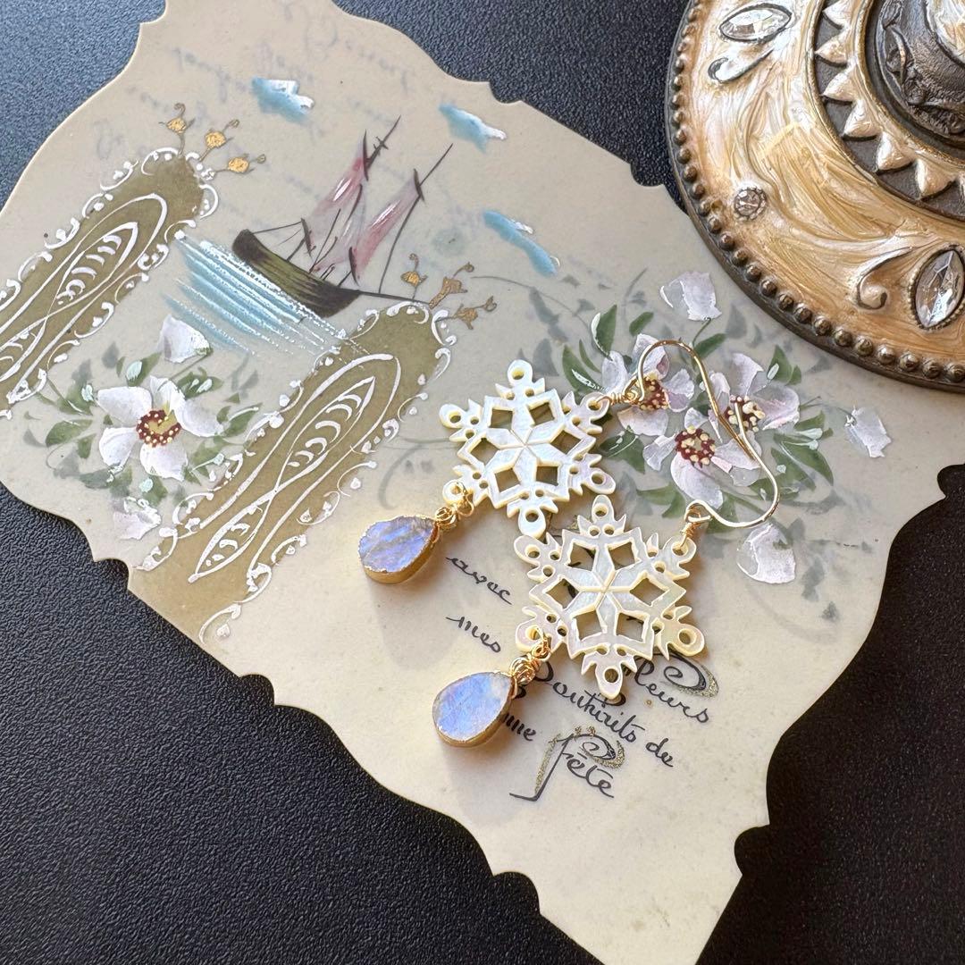 のんたん様✴︎winterイベントMOPカービング(1)❅雪の結晶＆モッカイト他