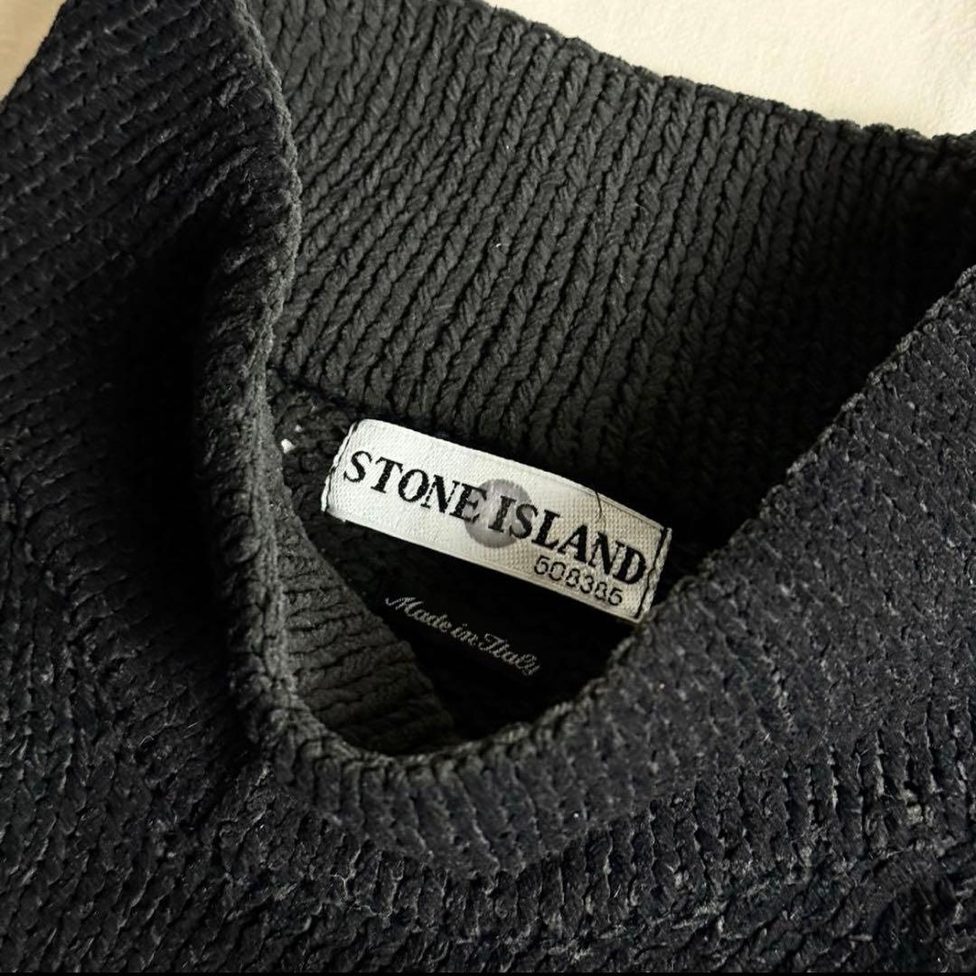 A*様 90s-00s STONE  ブラック ニット セーター