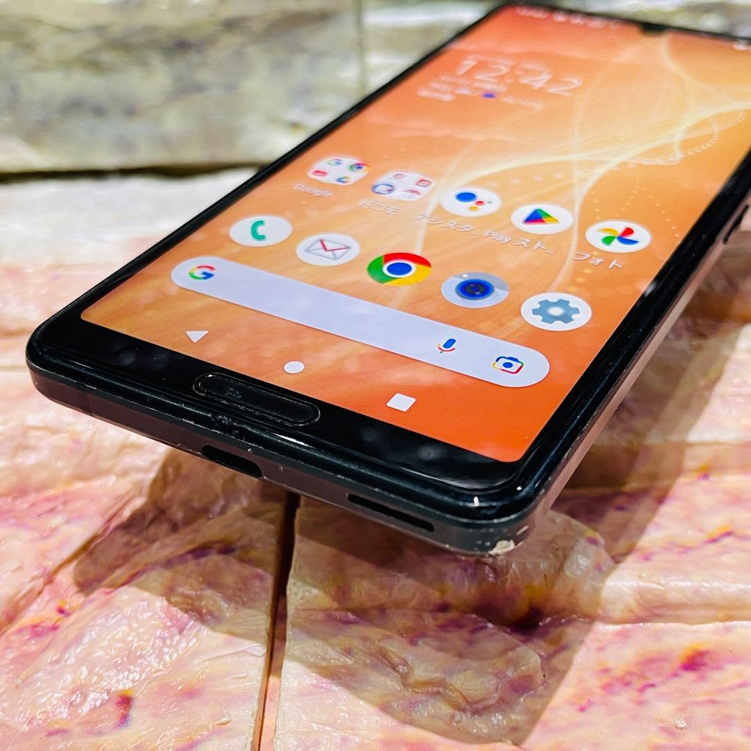 SIMフリー AQUOS sense4 64GB ブラック 電池良好