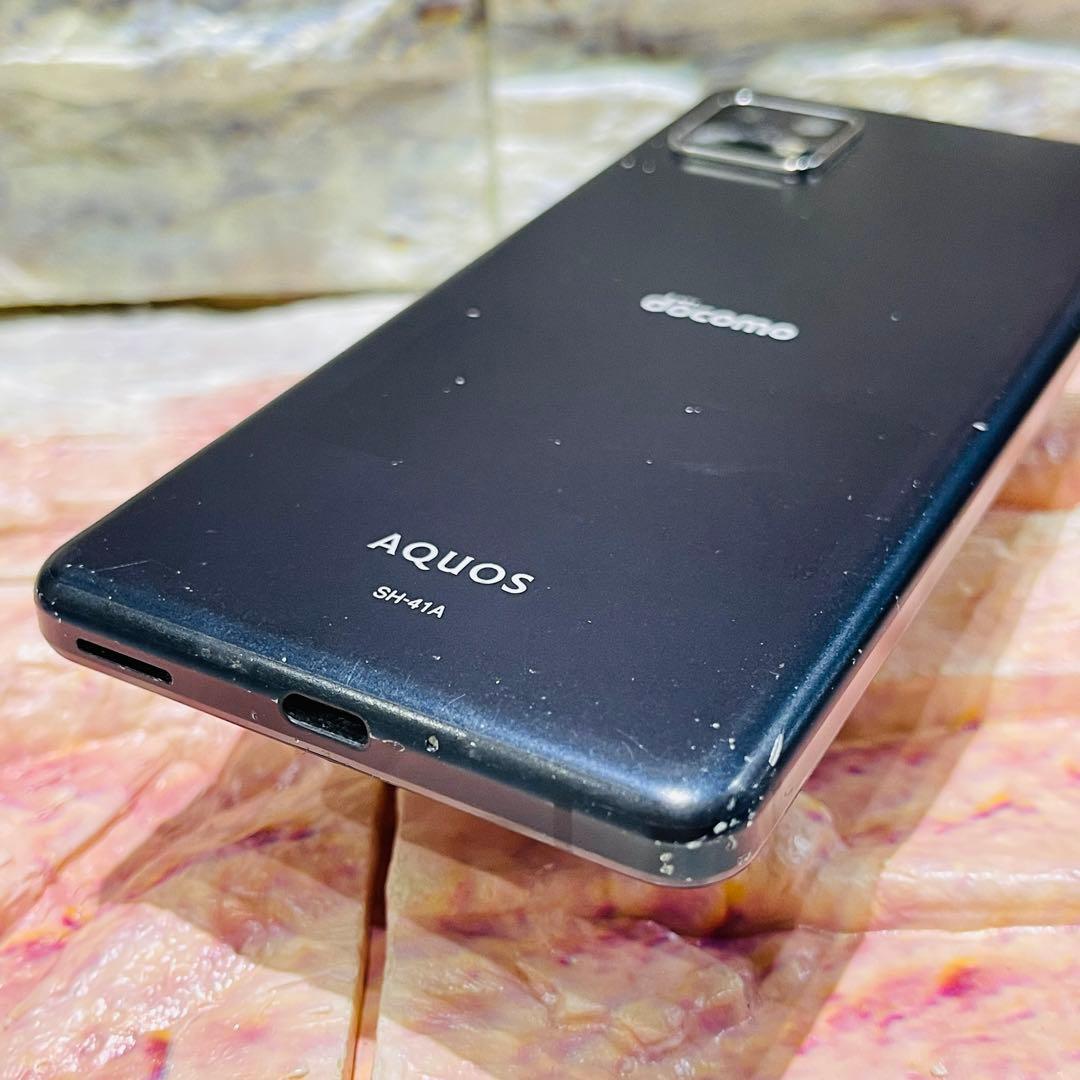 SIMフリー AQUOS sense4 64GB ブラック 電池良好