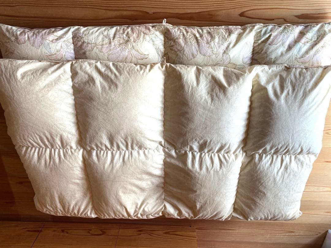 日本製　高級羽毛掛布団　ホワイトグース90%