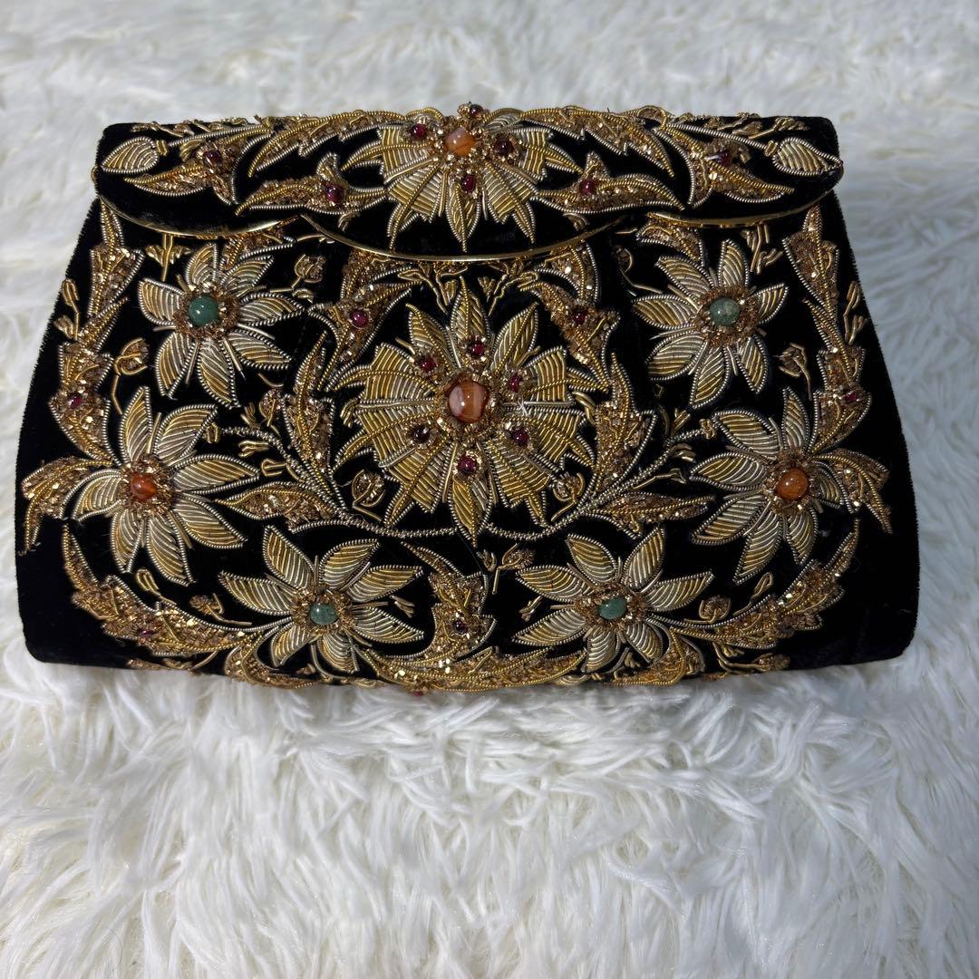 LUMY はしもと ルミー ビーズバッグ パーティーバッグ　箱付き