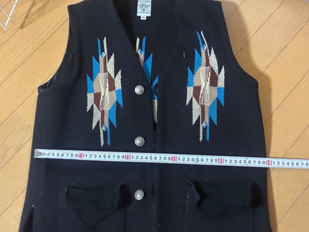 オルテガ チマヨベスト 別注 シルバーコンチョ付き