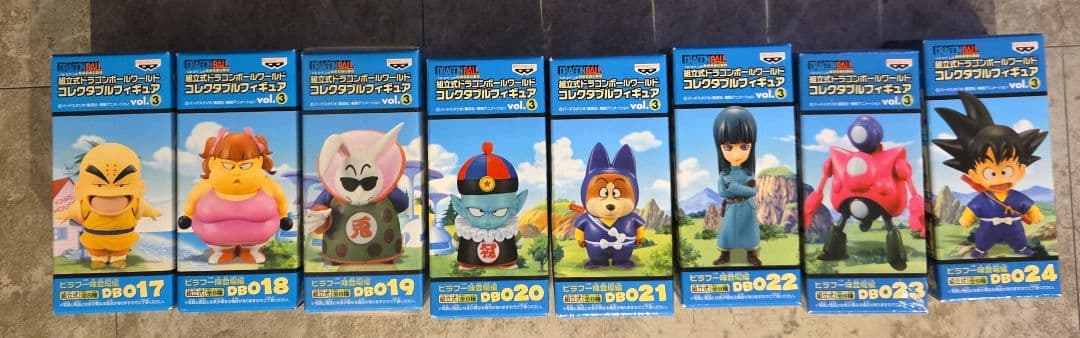 【未開封】ドラゴンボールワールドコレクタブルフィギュア ピラフ一味登場編８種