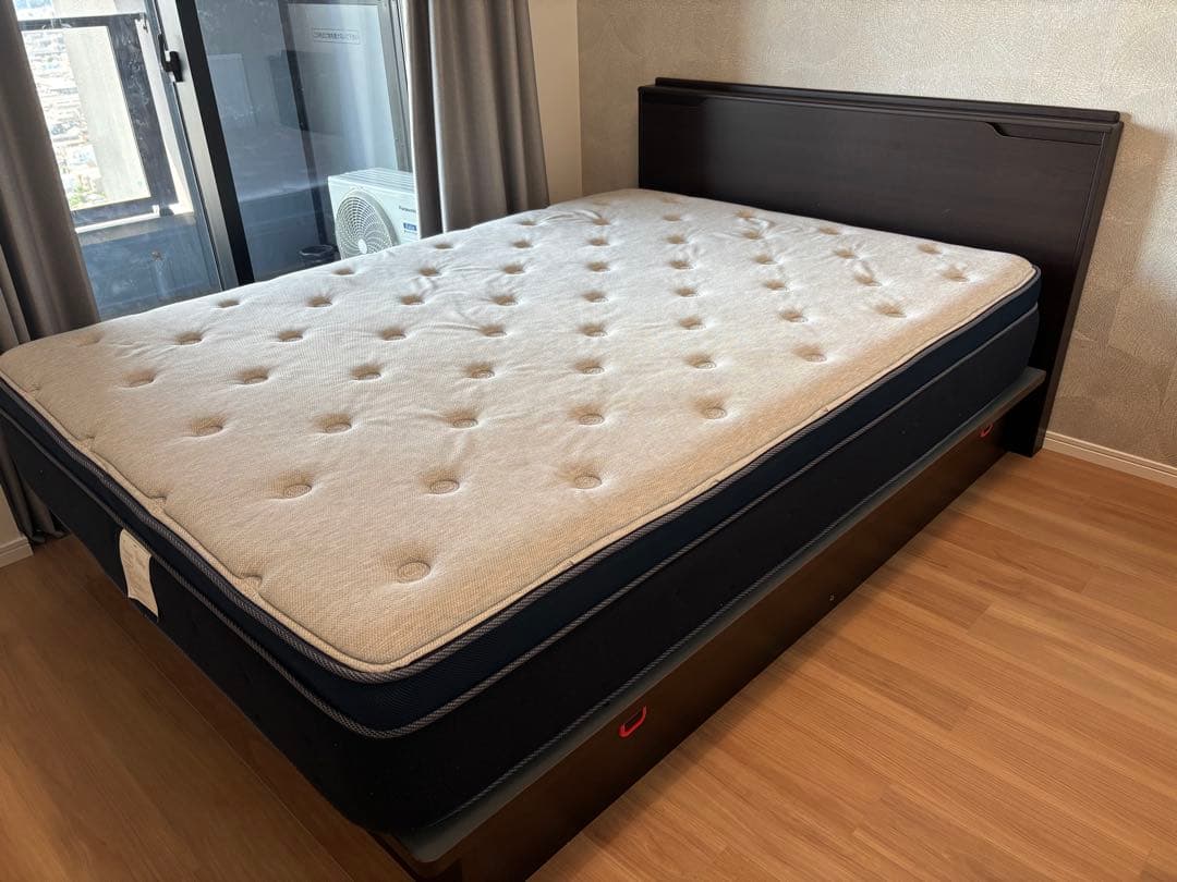 【最終SALE】【美品】【収納大容量】ニトリダブルベッド