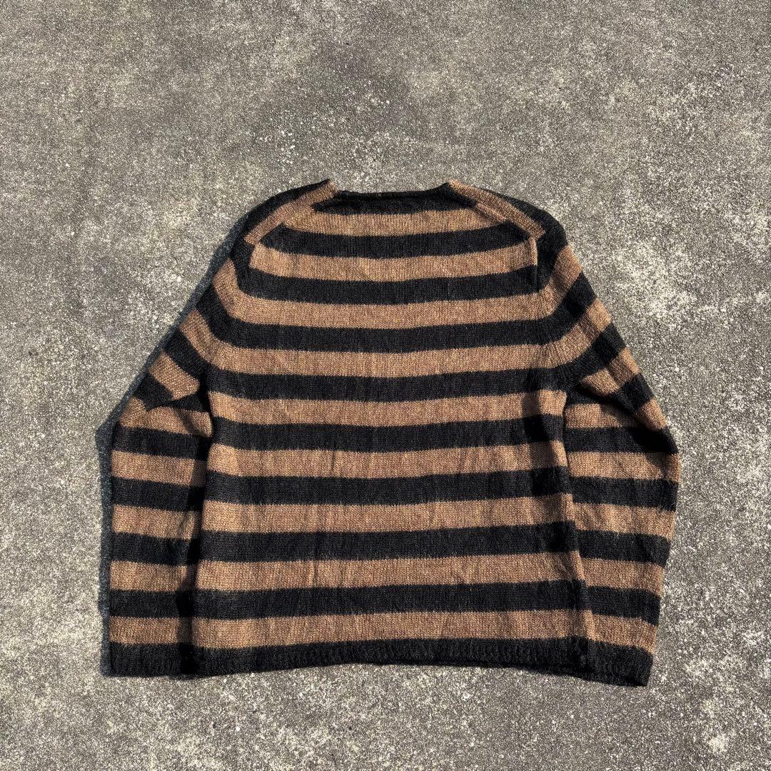 90s モヘアニット ボーダー パンク グランジ archive Y2K