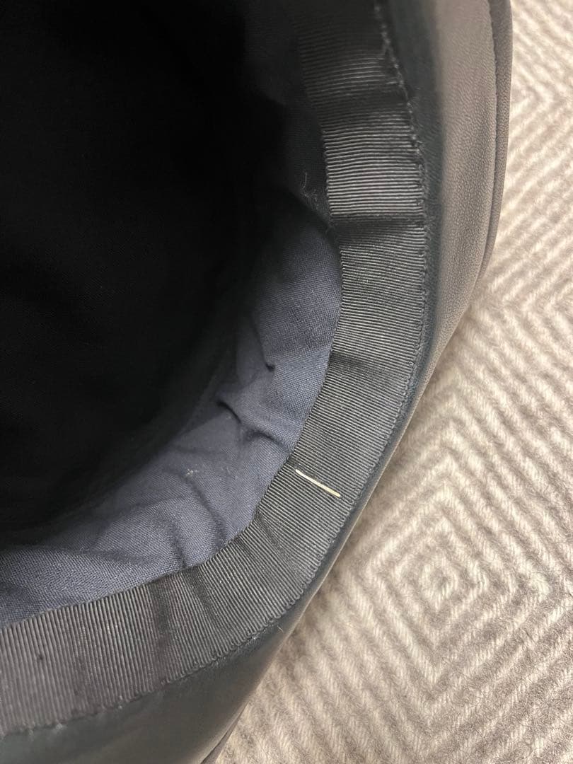 CHANEL シャネル　ラムスキン　マトラッセ　ハット　帽子