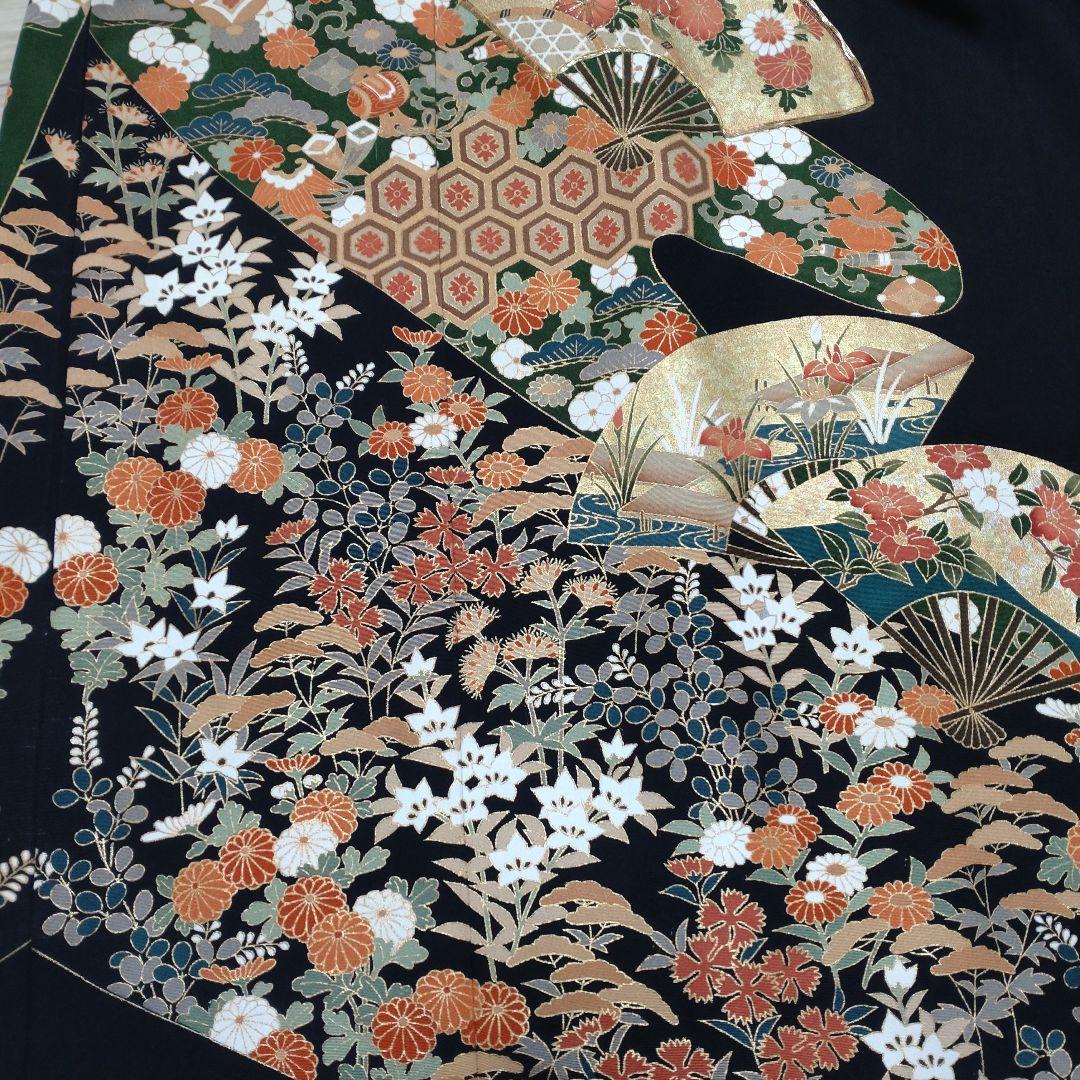 着物リメイク　留袖シャツワンピース