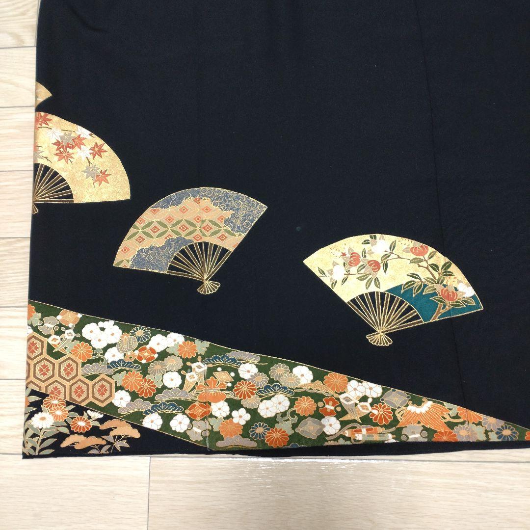 着物リメイク　留袖シャツワンピース