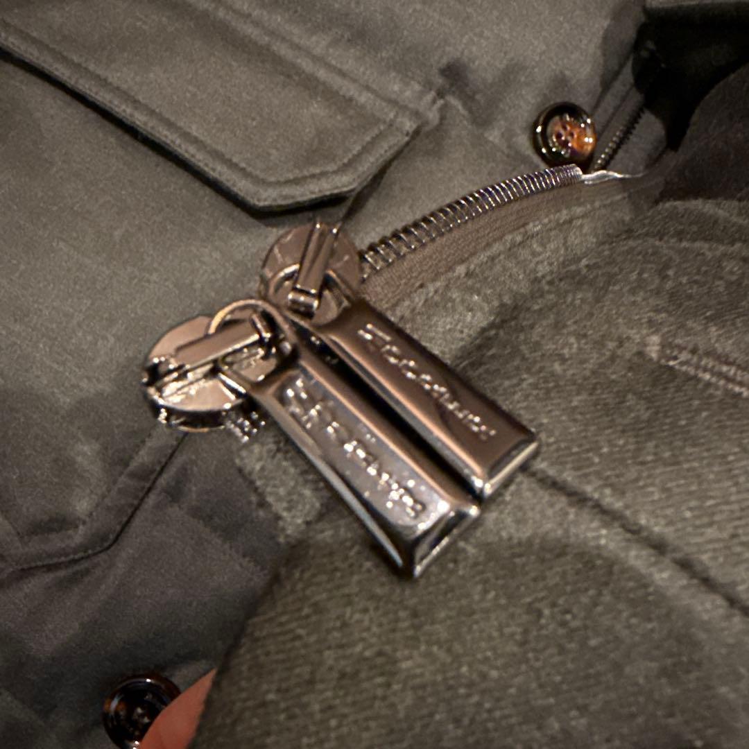 売り切り！半値以下！MOORER ムーレー　ムートンファー　ナイロンxフランネル