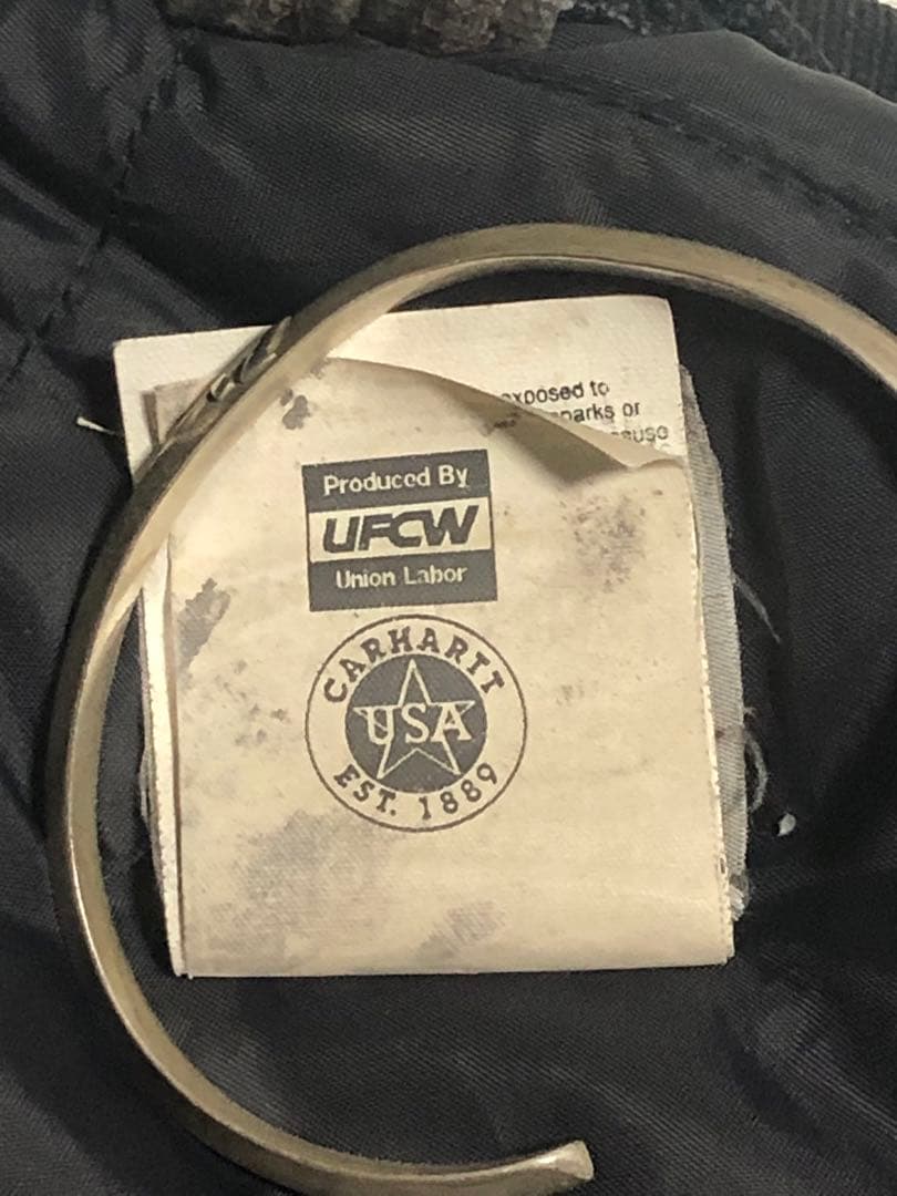 げ*し様 Carhartt ダックベスト USA製 腰ゴム ＬサイズTall