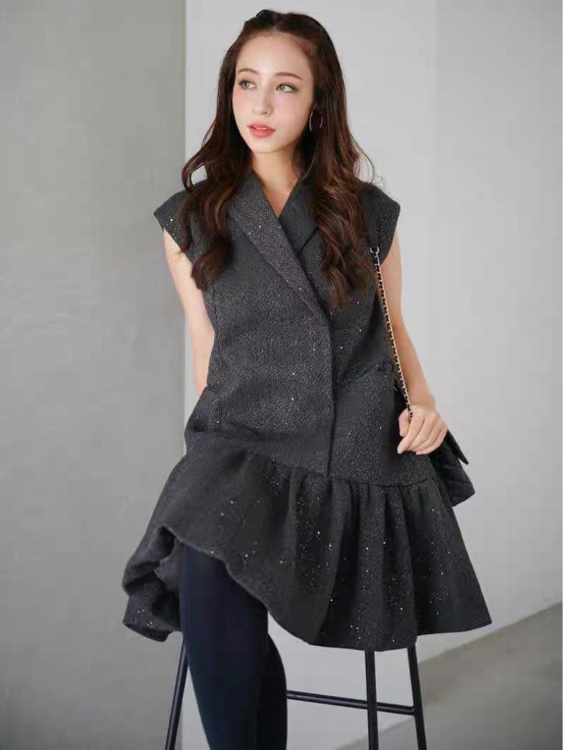 obli tokyo ラメジャケットドレス