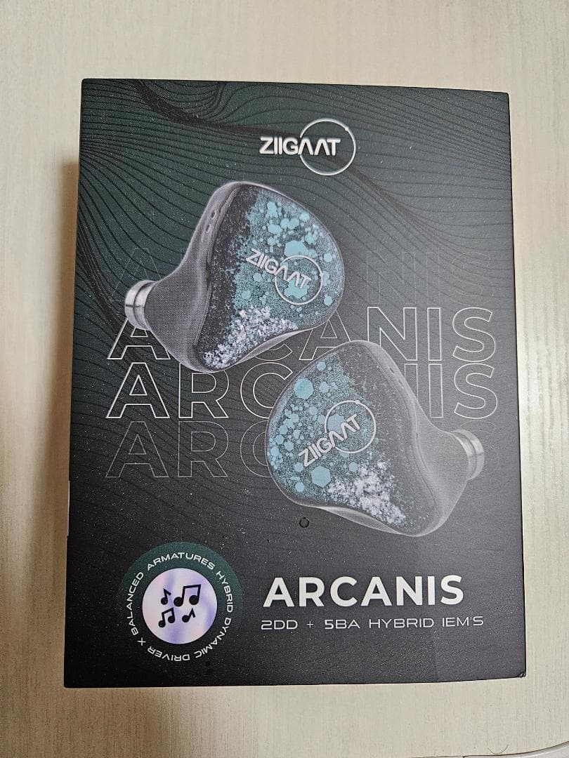 Ziigaat Arcanis 2dd 5ba 新品同様 有線イヤホン