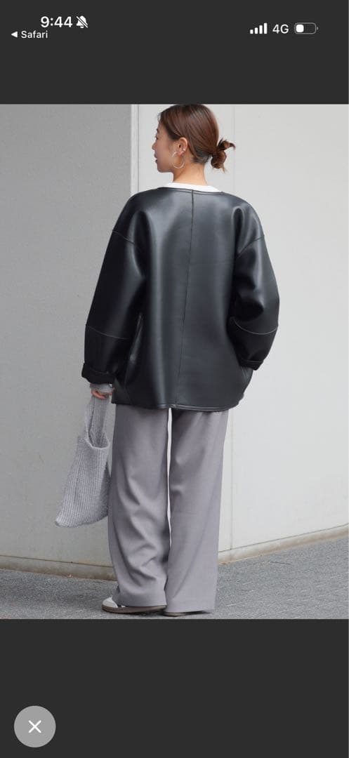 JOURNAL STANDARD relume ブラック リバーシブル　コート