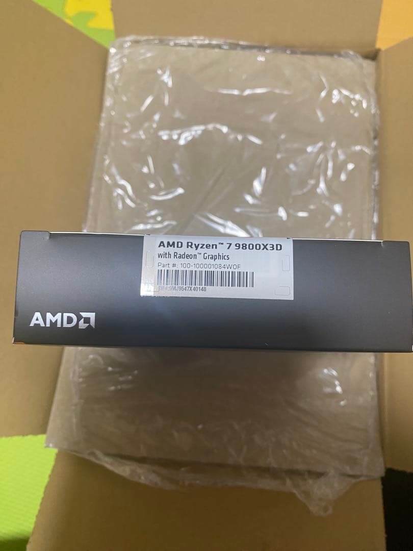 Ryzen 7 9800X3D AMD BOX 新品未開封