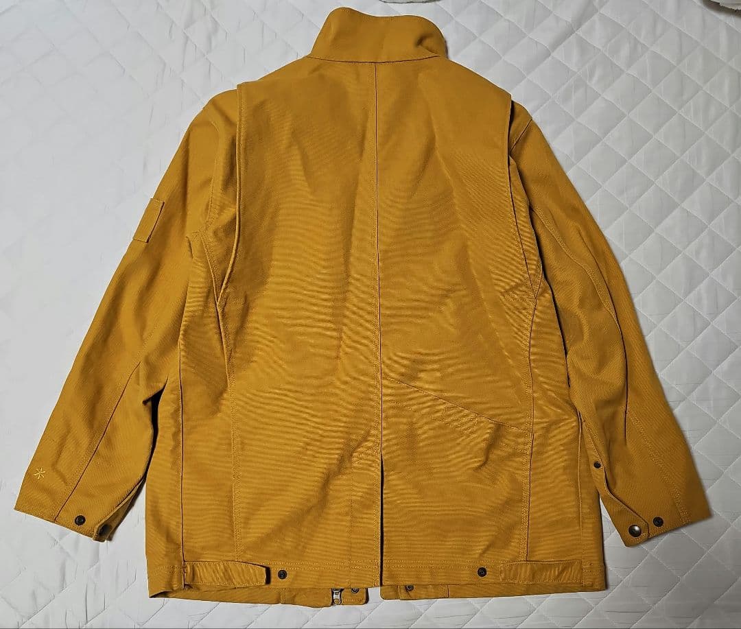  peakスノーピーク ファイアプロテックジャケット カバーオール 黄色