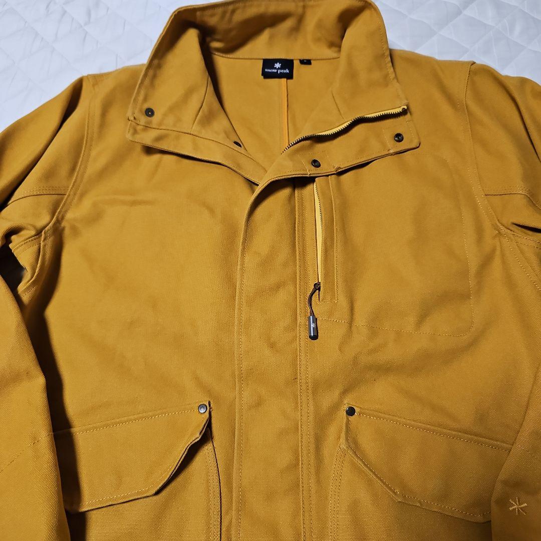  peakスノーピーク ファイアプロテックジャケット カバーオール 黄色
