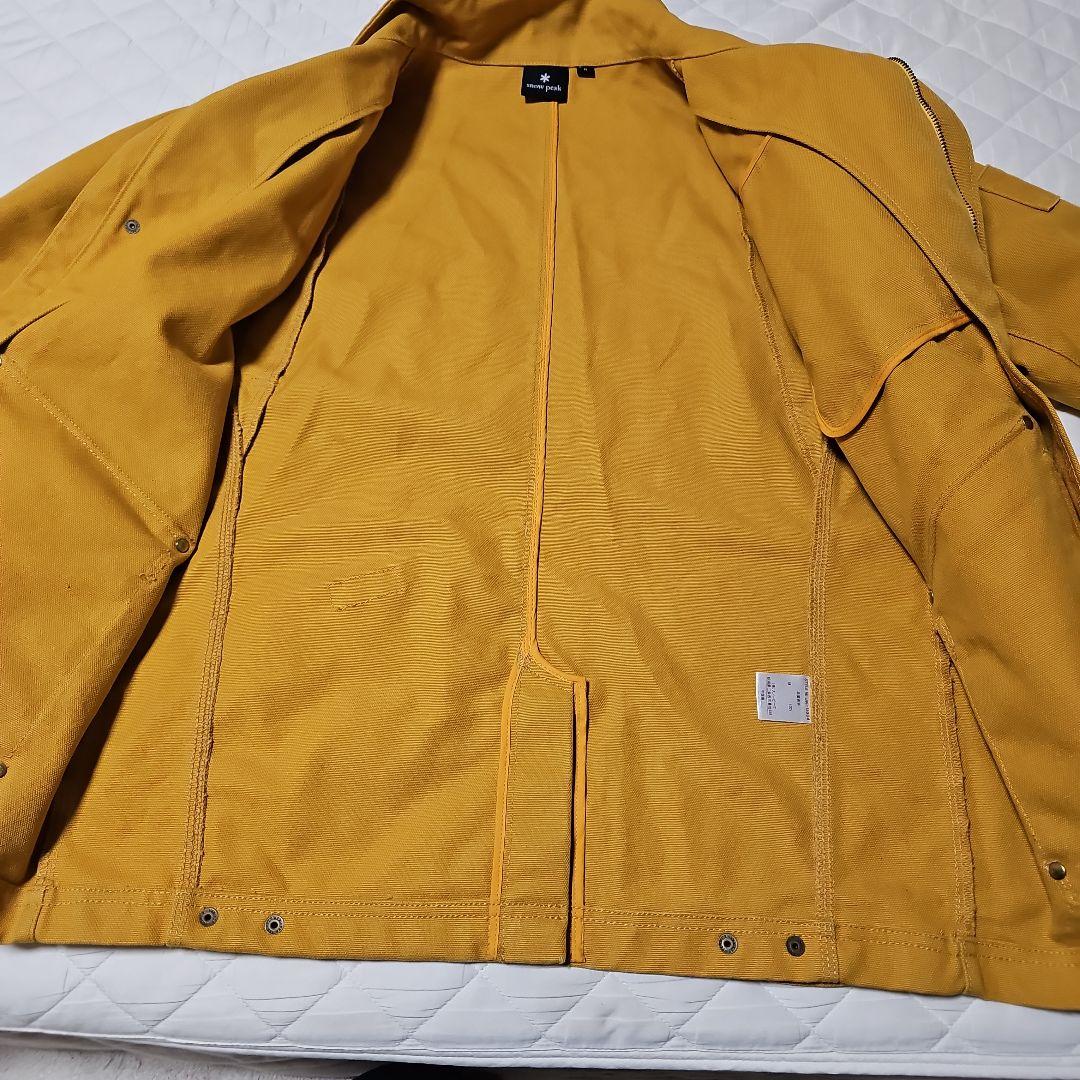  peakスノーピーク ファイアプロテックジャケット カバーオール 黄色
