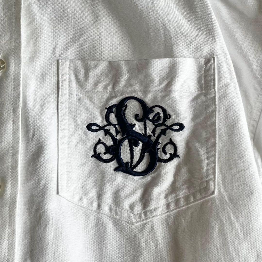 美品✨ セブンテン SVT 刺繍 オックスシャツ オーバーサイズ S ホワイト