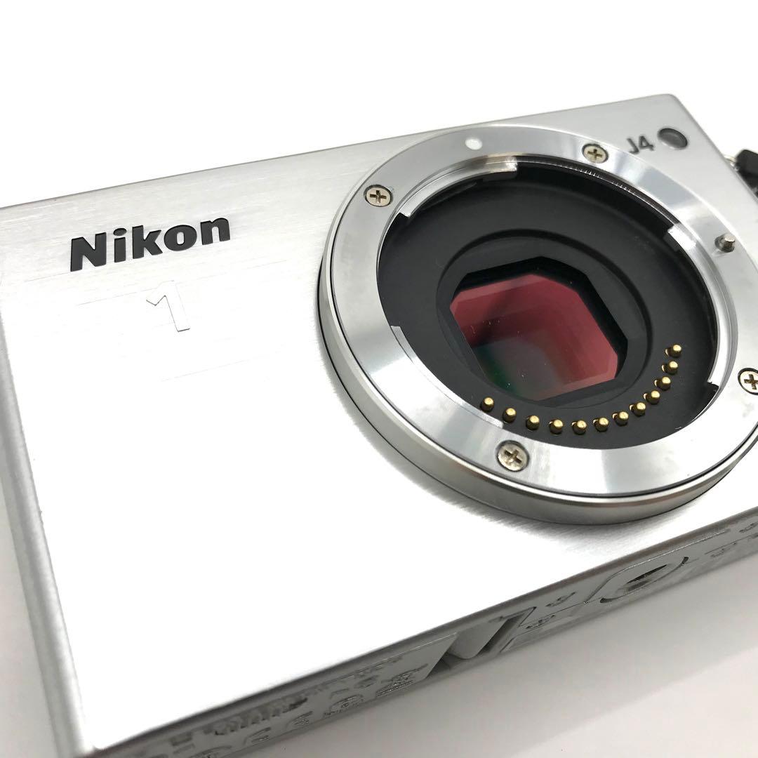【動作保証】　Nikon 1 J4 ミラーレス一眼レフカメラ　ダブルズームキット