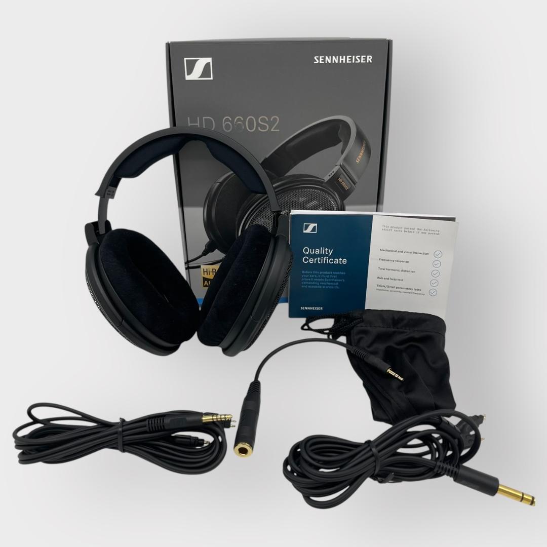 ゼンハイザーヘッドホン有線HD 660S2ブラックオープンタイプ