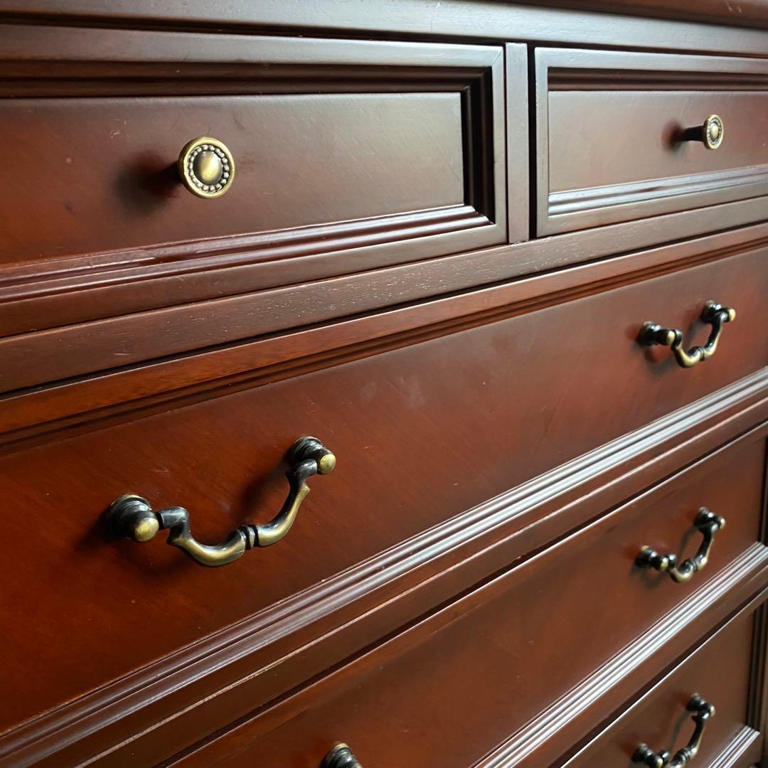 Sri Tokai 東海家具　クラシックスタイル　猫脚　チェスト　4段