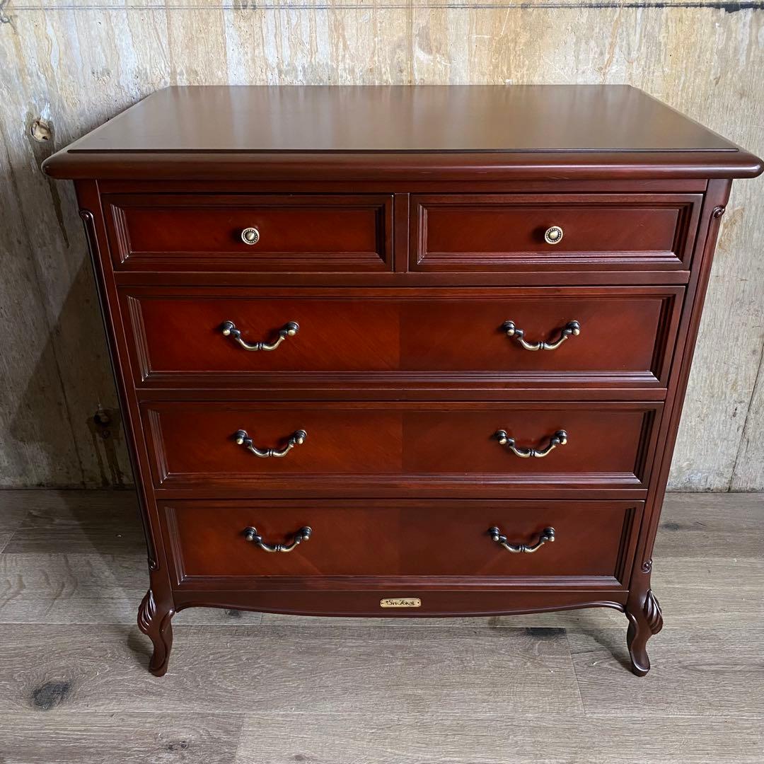 Sri Tokai 東海家具　クラシックスタイル　猫脚　チェスト　4段