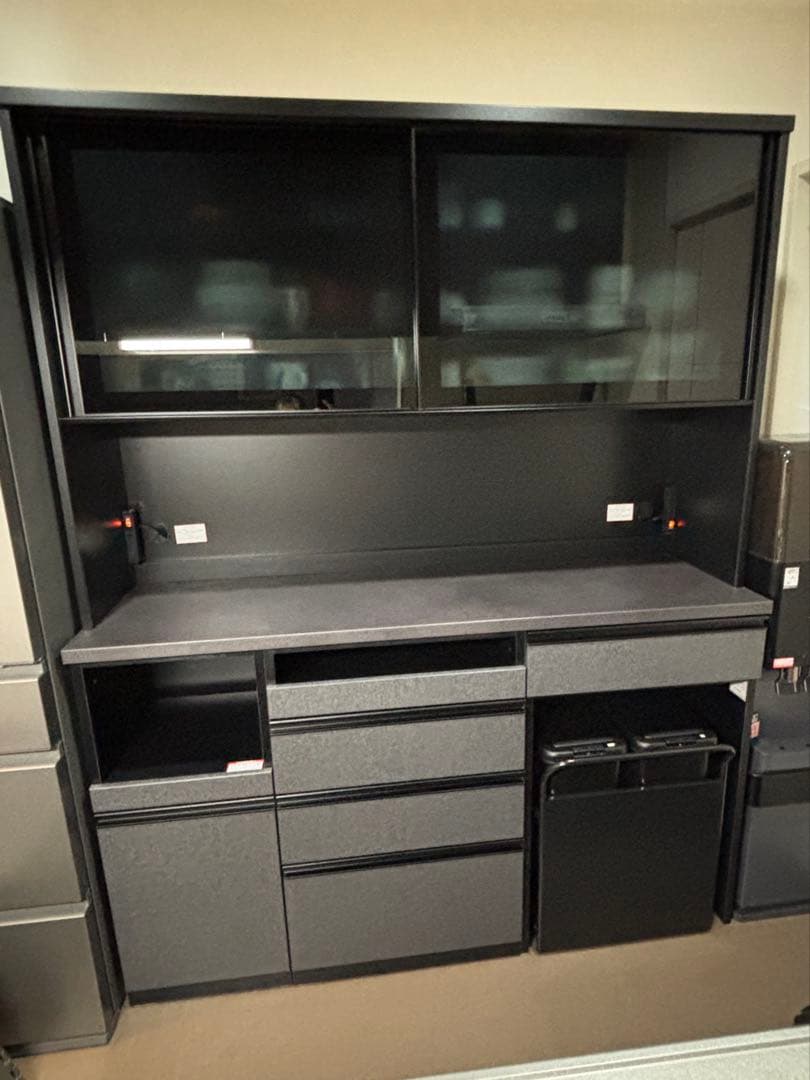 ニトリ キッチンボード 食器棚　RIGARE リガーレ 幅160cm 【美品】