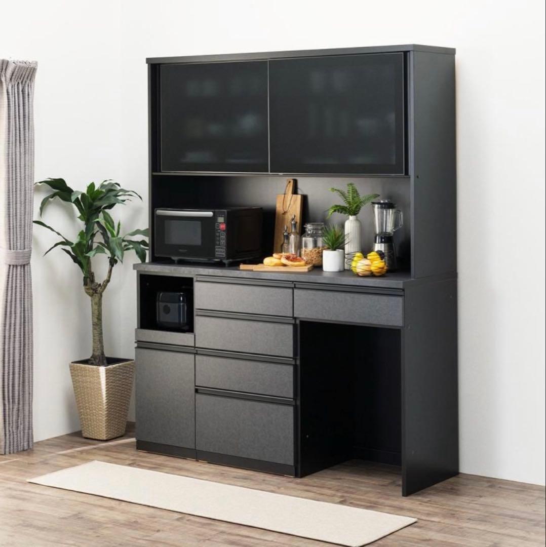 ニトリ キッチンボード 食器棚　RIGARE リガーレ 幅160cm 【美品】