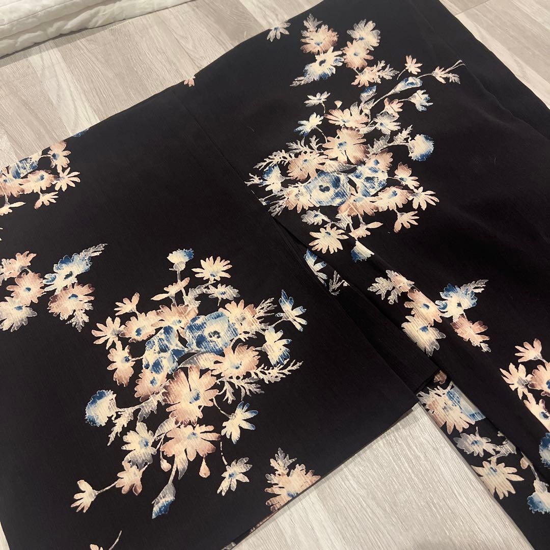 きものやまと やまと可憐ゆかた　マーガレットとあざみ　憲法茶 お誂え