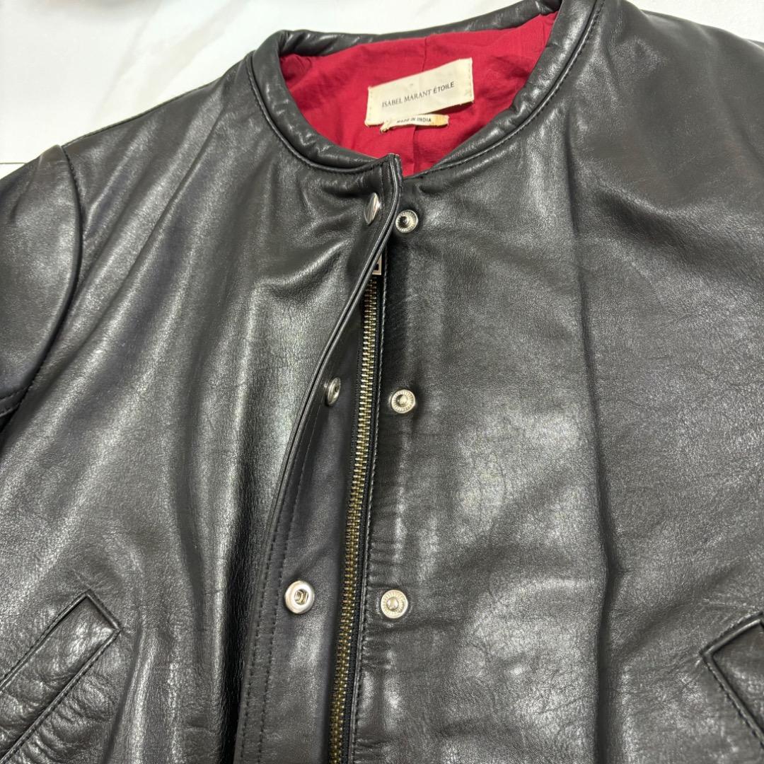 ISABEL MARANT ETOILE　レザージャケット　本革　ブラック