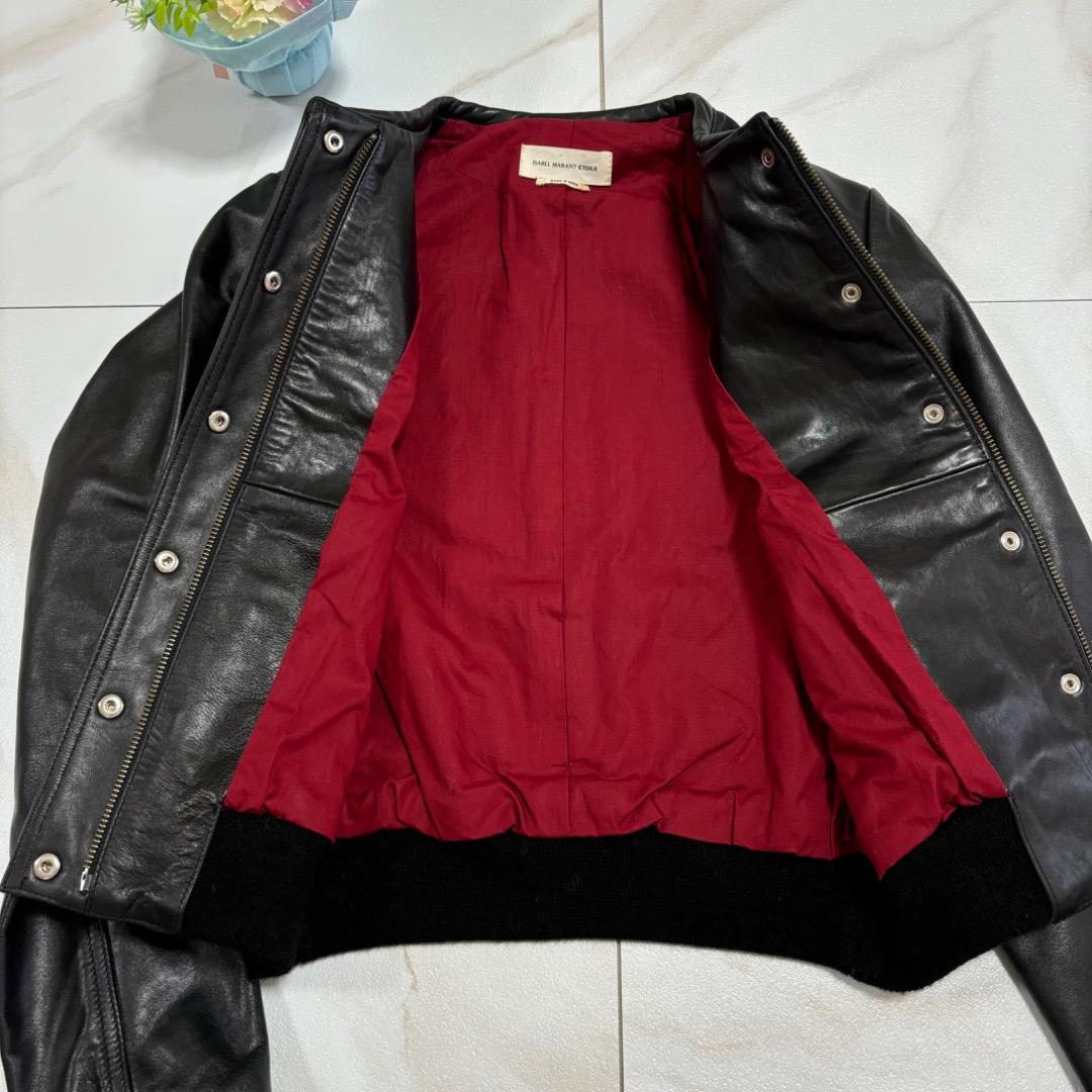 ISABEL MARANT ETOILE　レザージャケット　本革　ブラック