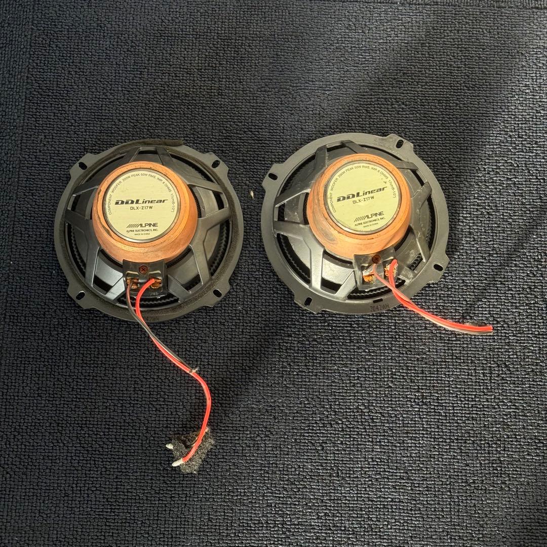 Alpine DLX-Z17W カースピーカー 2個セット