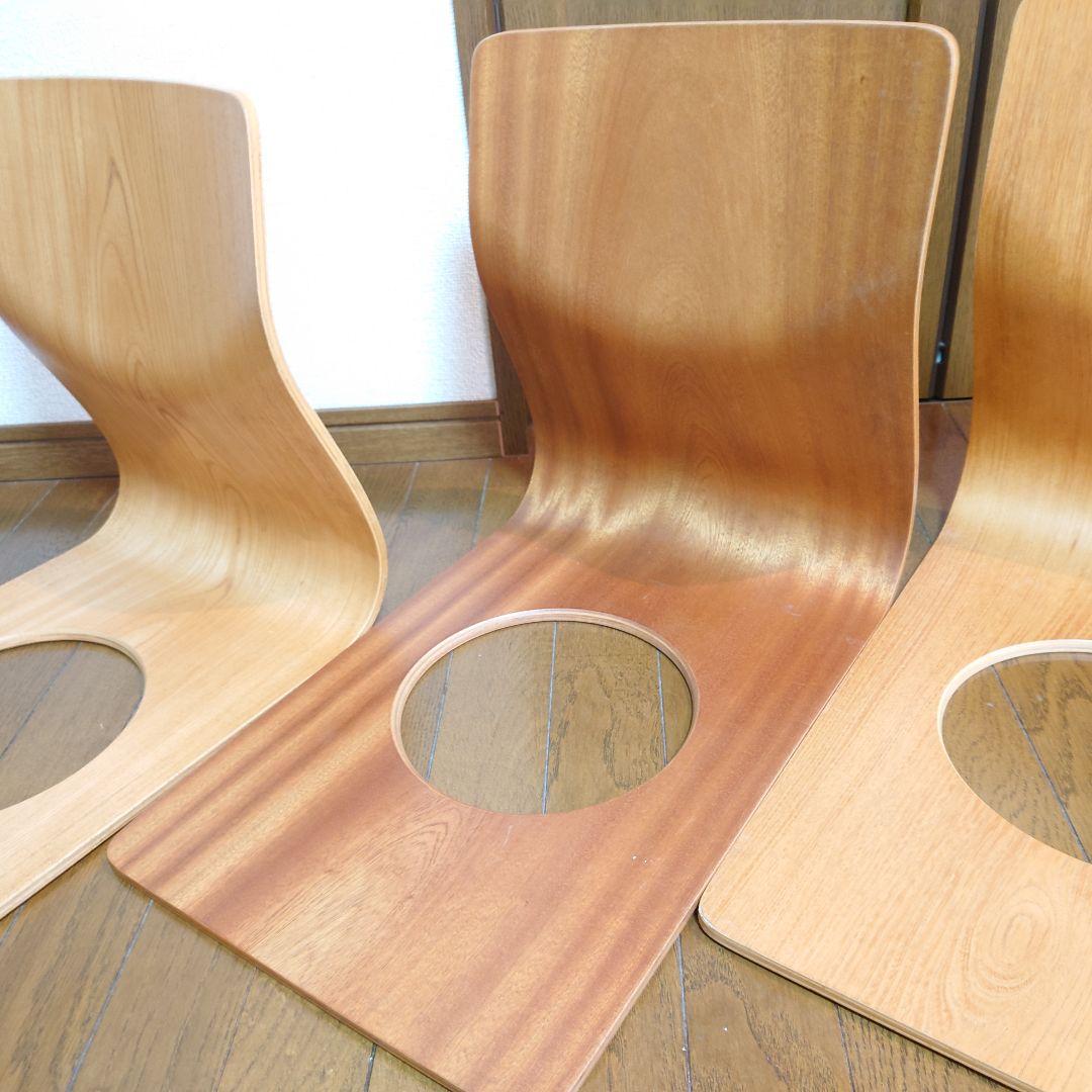 天童木工 木製 座椅子　高級座椅子　TENDO　曲げ木 【3脚セット】