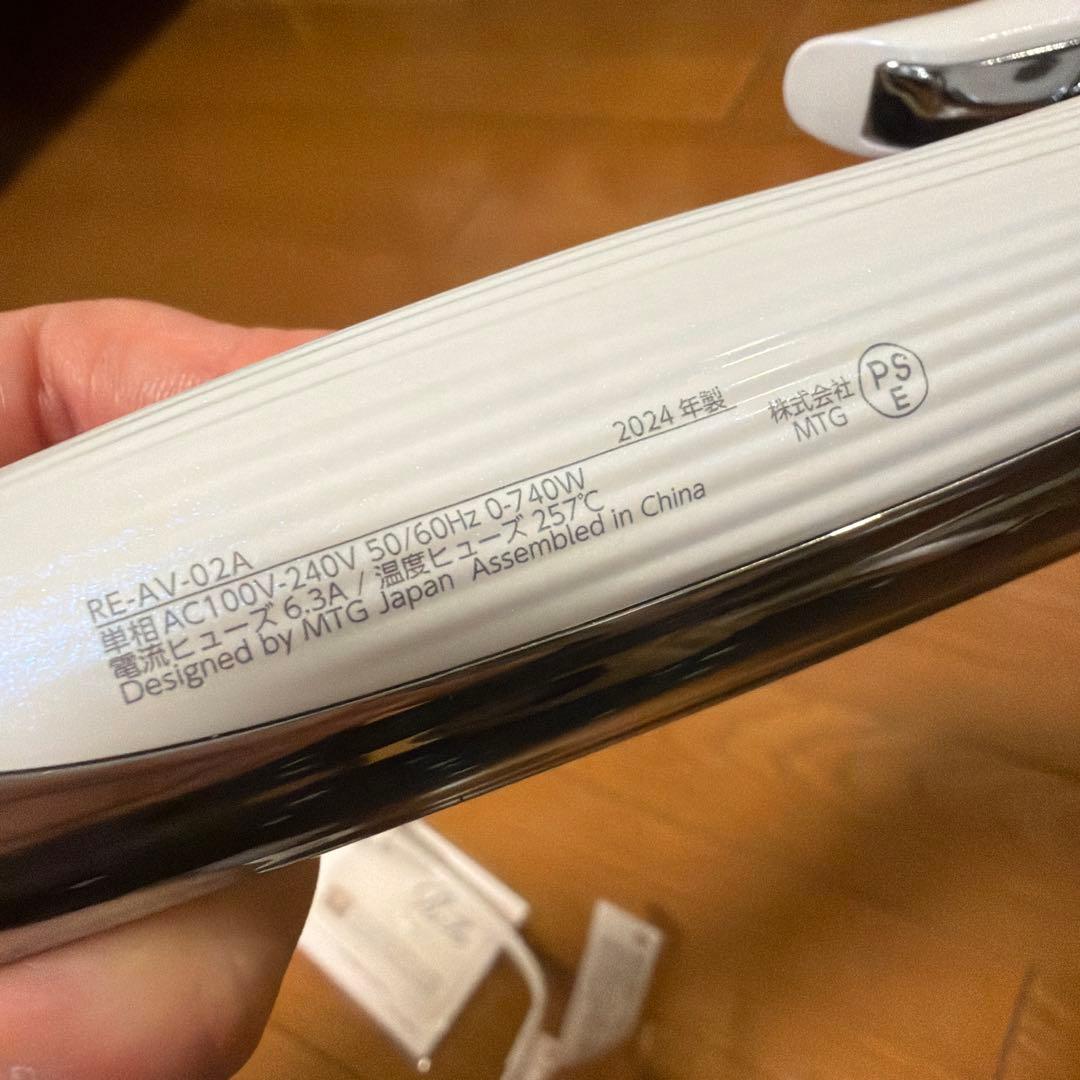 【美品】 ReFa カールヘアアイロン ホワイト 38mm RE-AV-02A